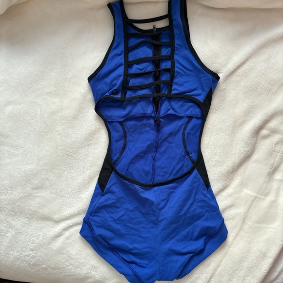 sadie jane backless dance leotard with a front zipper - Picture 2 of 2